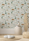 4060-139247 Finola Moss Bears Wallpaper