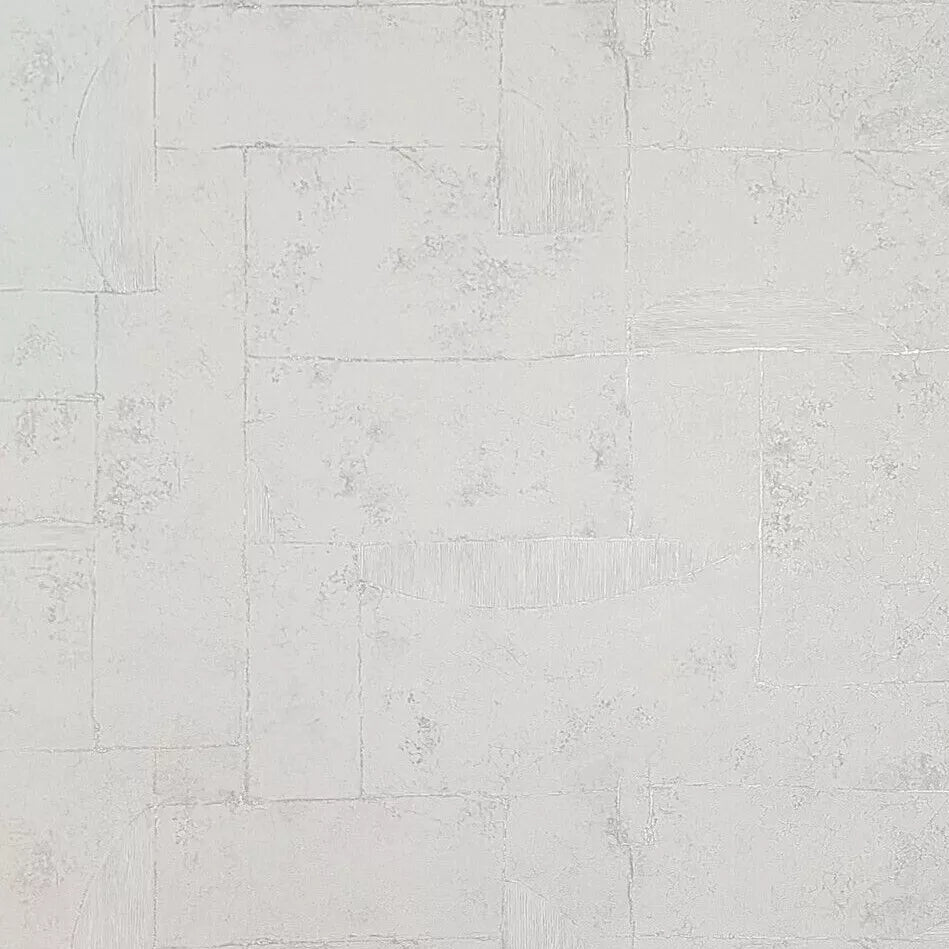 Faux Concrete Textured Wall Coverings For Calm Reference: 33725 Cream Off White Faux Concrete Textured Modern Artwork Patchwork