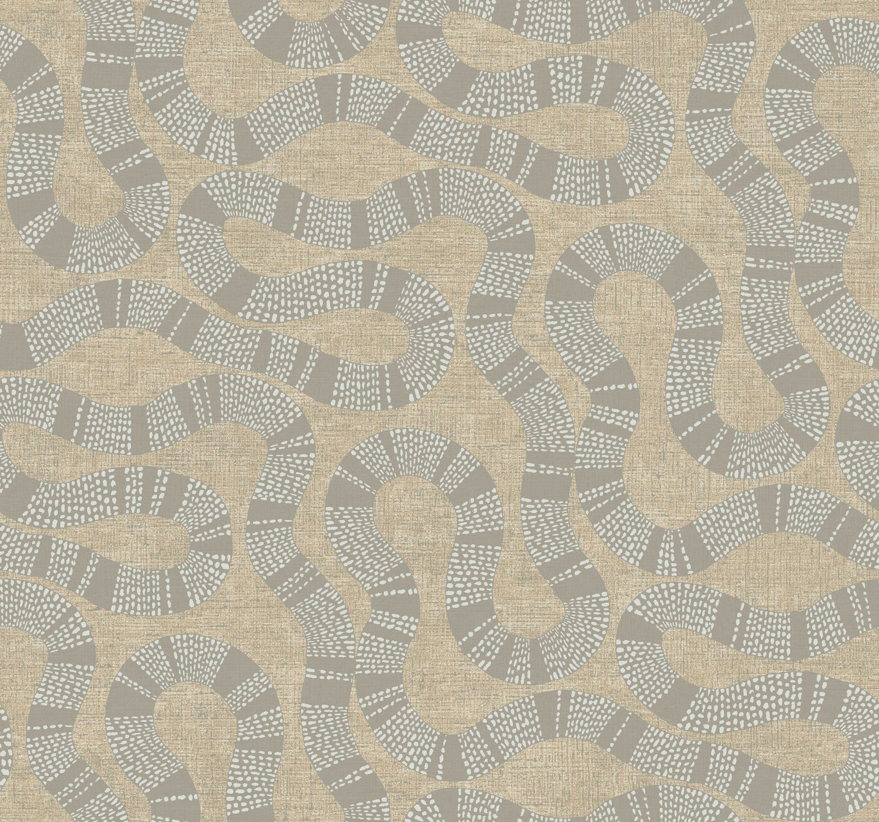 AB3003 Ophidia Taupe York Antonina Vella Artifacts Wallpaper