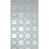 12409, LC7152 Brass cream metallic teal trellis square circle lines natural cork wallpaper 3D