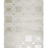 12406, LC7150 Brass cream metallic white trellis square circle lines natural cork wallpaper 3D