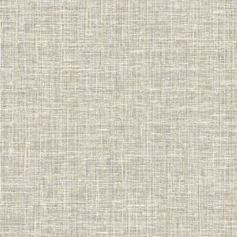 DC60450 Textured Soho Linen Off white Wallpaper