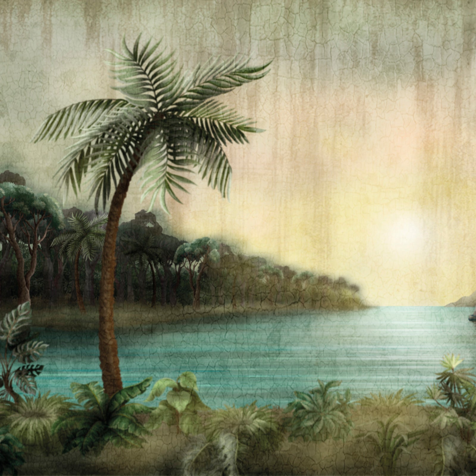 Z77579 Savana Tropical Landscape Panel – wallcoveringsmart