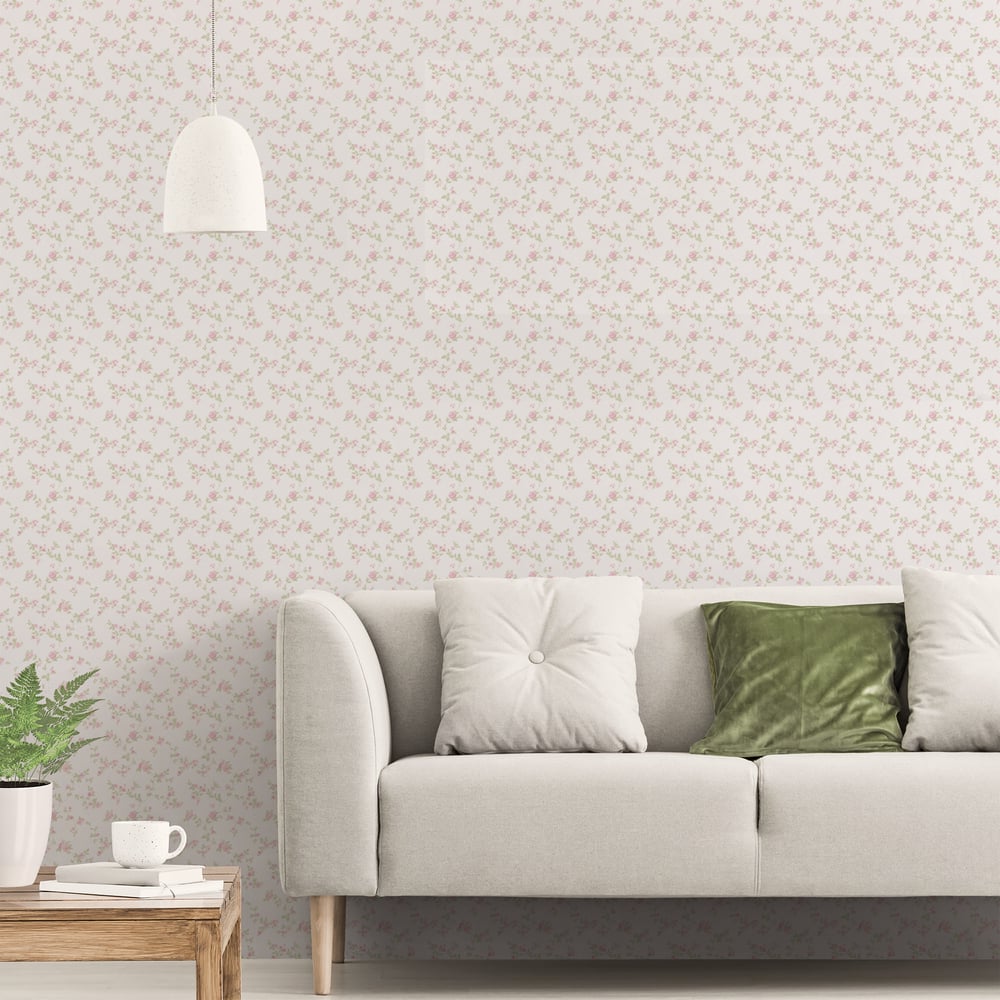 G56649 Delicate Floral Wallpaper – wallcoveringsmart