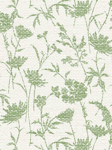 GL21304 Grasslands florals tropical green abstract Wallpaper