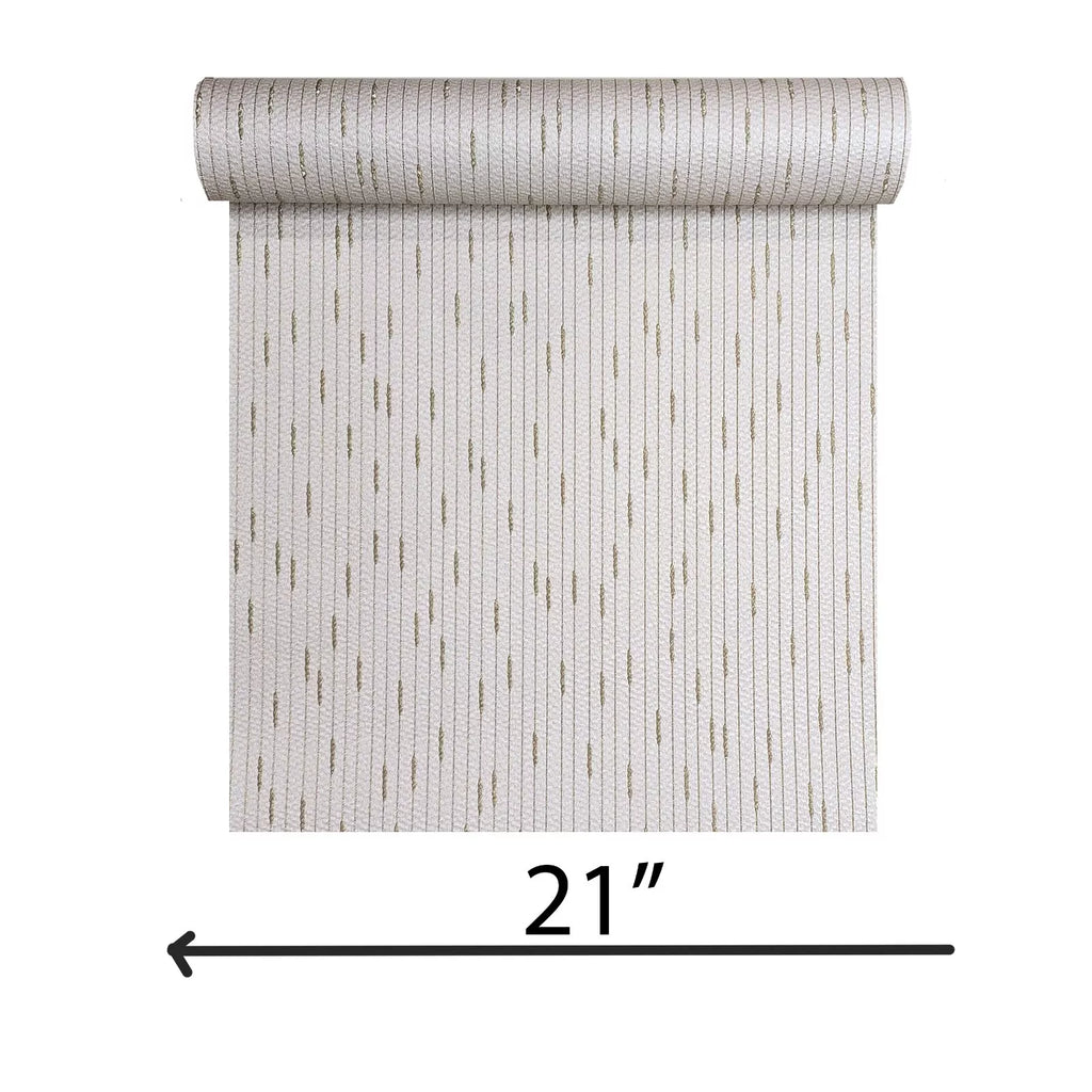 M50551 Modern Textured tan beige gold metallic faux fabric vertical li ...