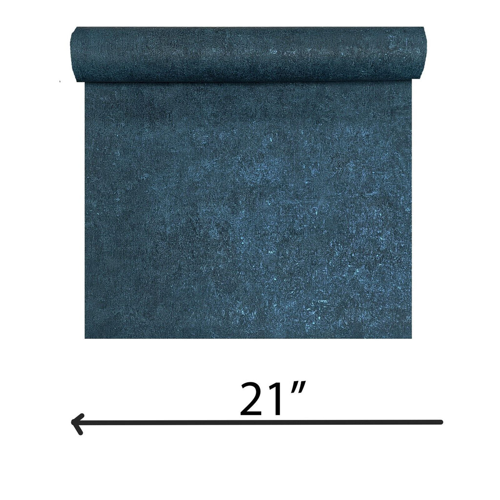 Curated visual reference: Gallery Detail: Wm37656201 Peacock Dark Blue Distressed Wallcoverings Faux Concrete Te