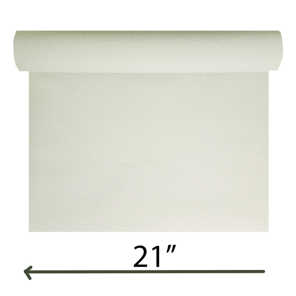 WM33609601 Plain wallcoverings Faux fabric Textured ivory off white co ...