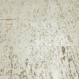 WM182401 Real natural cork textured gray pearl off white silver metallic modern Wallpaper