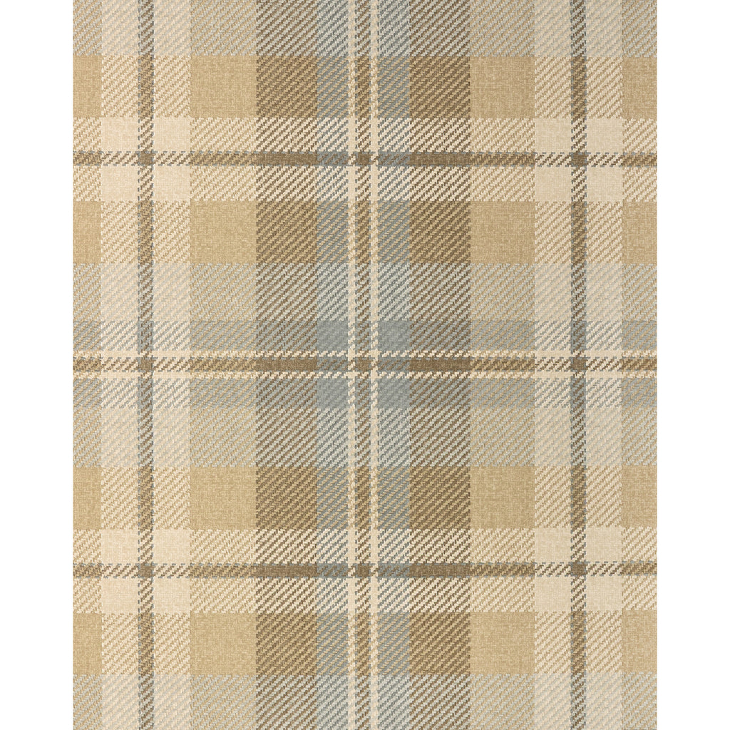 W4363.166 Beige Plaid Wallpaper