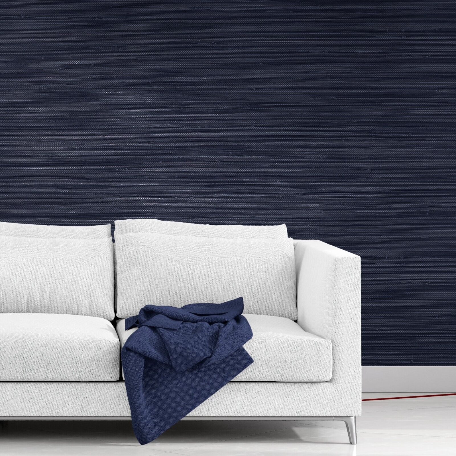 dark blue vinyl wallpaper
