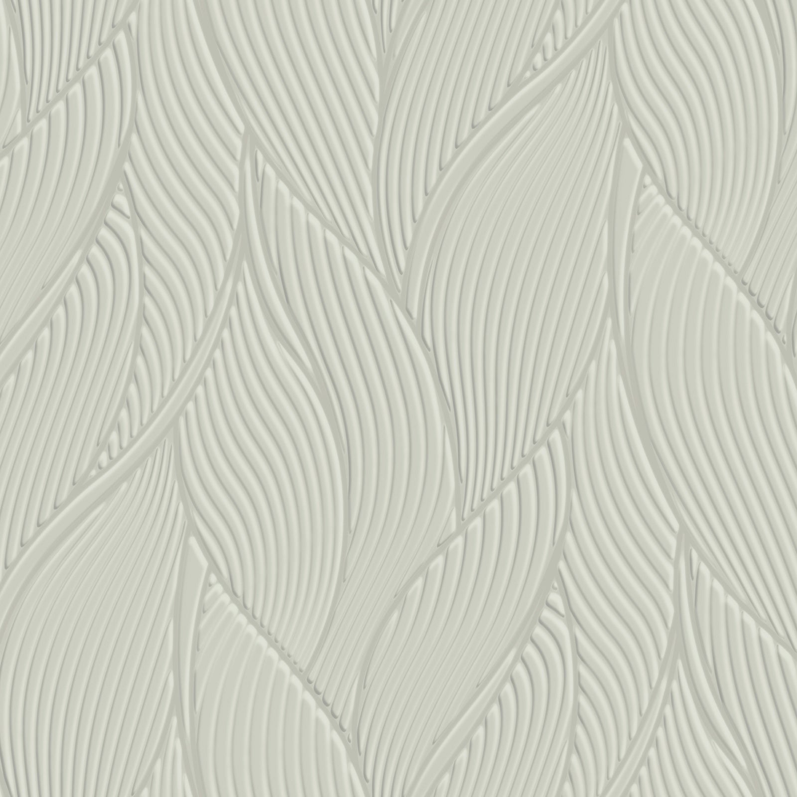 Z18907 Trussardi Luxury Floral plants gray wallpaper 