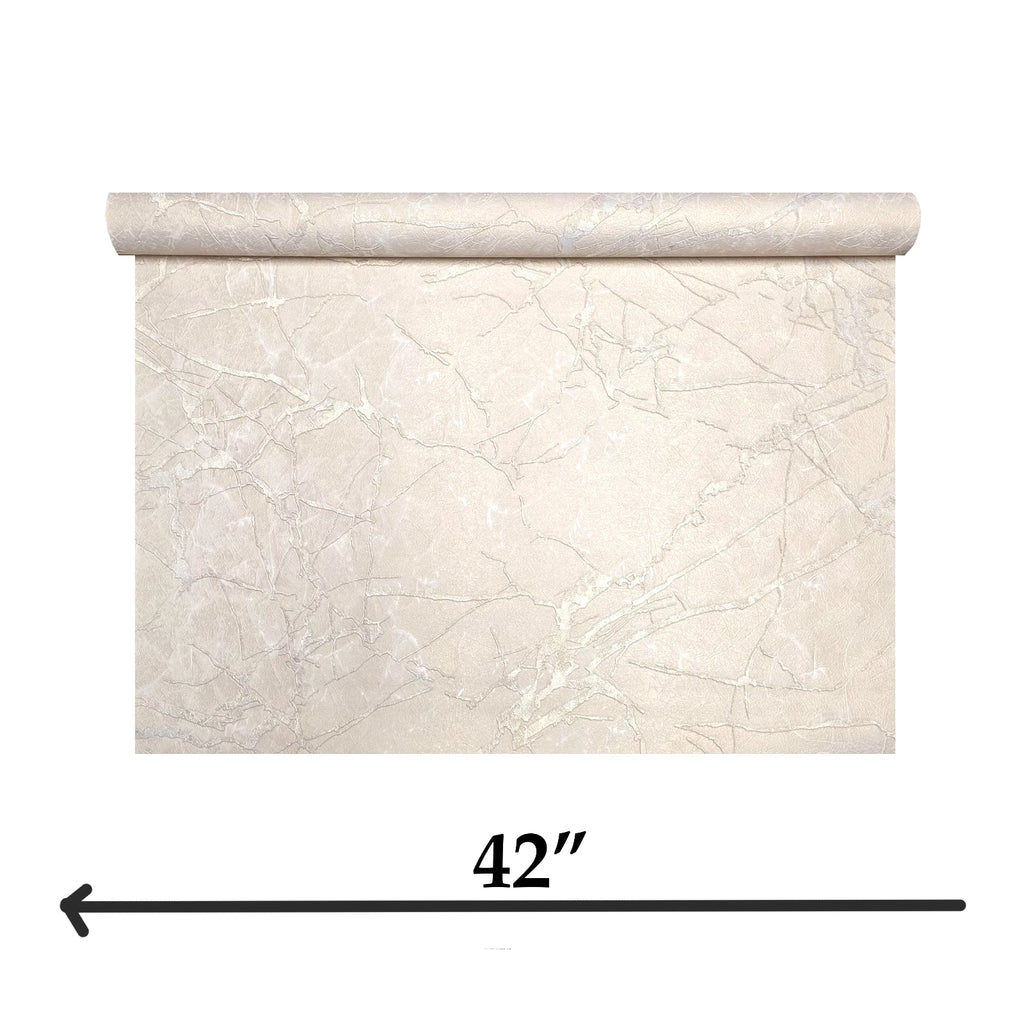 Z34919 Ivory gold brass gold metallic faux marble cracked plaster text ...