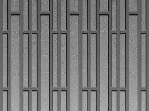 Z6477 Elie Saab Geometric silver gray Textured 3D Panel
