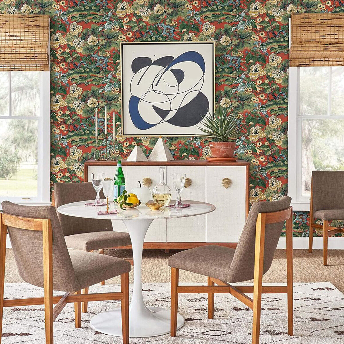 トリムボーダー グレープヴァイン＆アイビー ゲート 壁紙ボーダー トリムボーダー グレープヴァイン＆アイビー ゲート