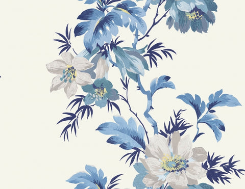 TP81602 Flower Stripe Multicolor Blue wallpaper