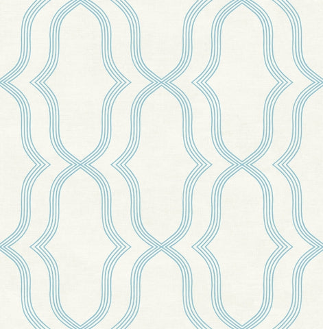 TP82001 Geometric blue white modern wallpaper
