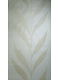 165013 Wallpaper ivory cream Textured Flocking tree tropical plant leaves