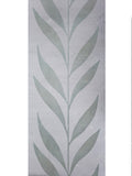 165017 Grey Silver Floral Leaves Wallpaper