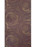 125010 Wallpaper burgundy Gold Metallic Textured large flowers floral Roses 3D - wallcoveringsmart