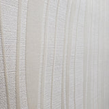 135080 Flocking White Flock Wave lines Velvet Wallpaper - wallcoveringsmart