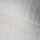 Z201 Zebra Natural Real Mica Sparkle Vermiculite White Modern Wallpaper - wallcoveringsmart