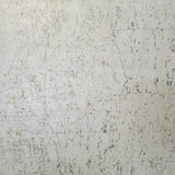 WMSR21040401 Faux Cork industrial pearl off white gold silver textured Wallpaper