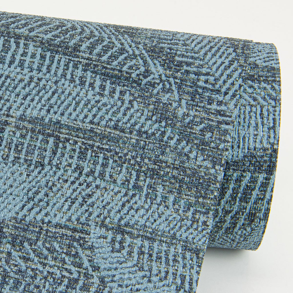 297286153 Lei Navy Leaf Wallpaper wallcoveringsmart