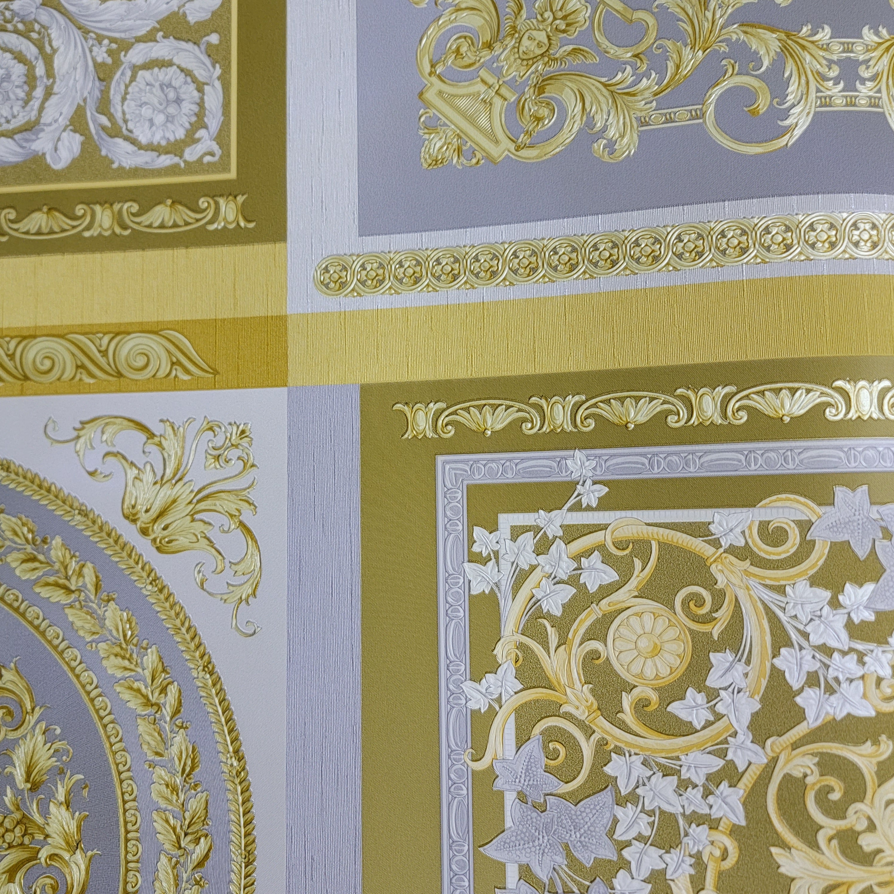 38705-5 Square Barocco Black Gold Textured Versace Wallpaper –  wallcoveringsmart