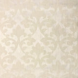 175019 Cream Damask Ivory Flocking Portofino Wallpaper