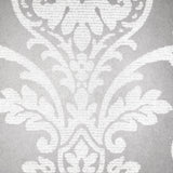 800018 Wallpaper Violet Metallic textured Glassbeads Victorian Glass beads Damask - wallcoveringsmart