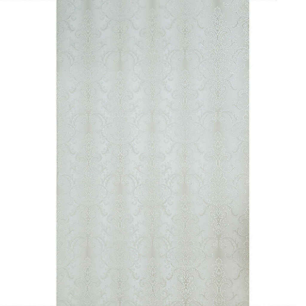 8518-08 Ombre off White ivory gold Victorian damask Wallpaper ...
