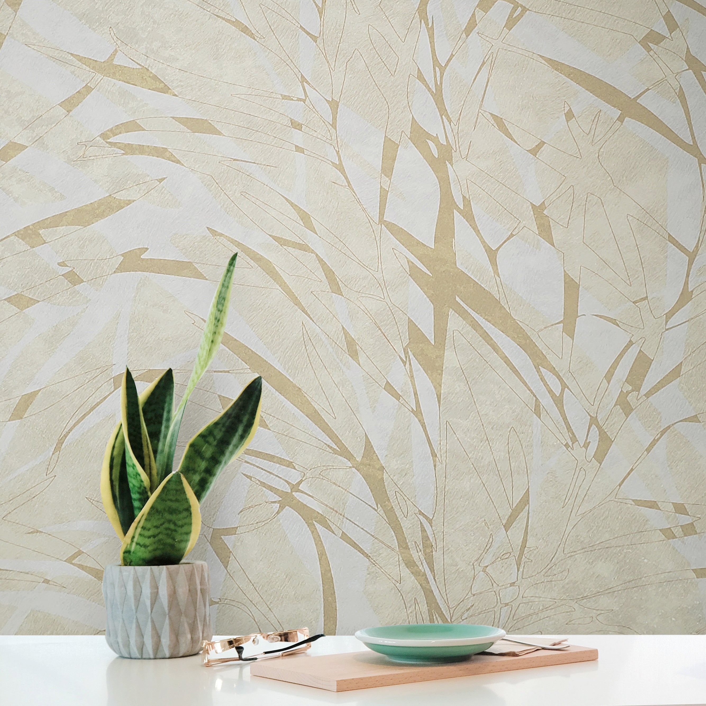 gold leaf texture wallpaper