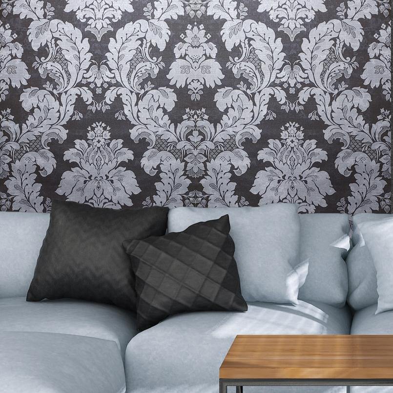 silver wallpaper pattern