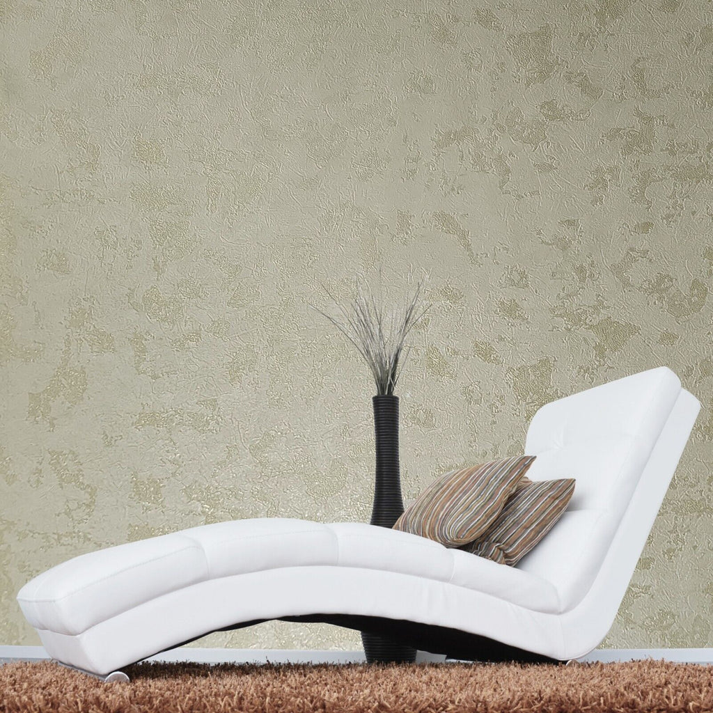 Z47040 Embossed contemporary beige gold metallic faux plaster textured ...