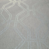 WM27527701 Geometric Textured trellis lines gray silver Wallpaper 