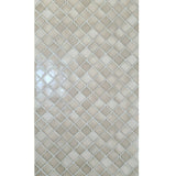 WMNF23208201 Pearl Taupe tan faux Moroccan trellis tiles Wallpaper