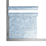 WMNF23208401 Baby blue Moroccan trellis faux tiles Wallpaper