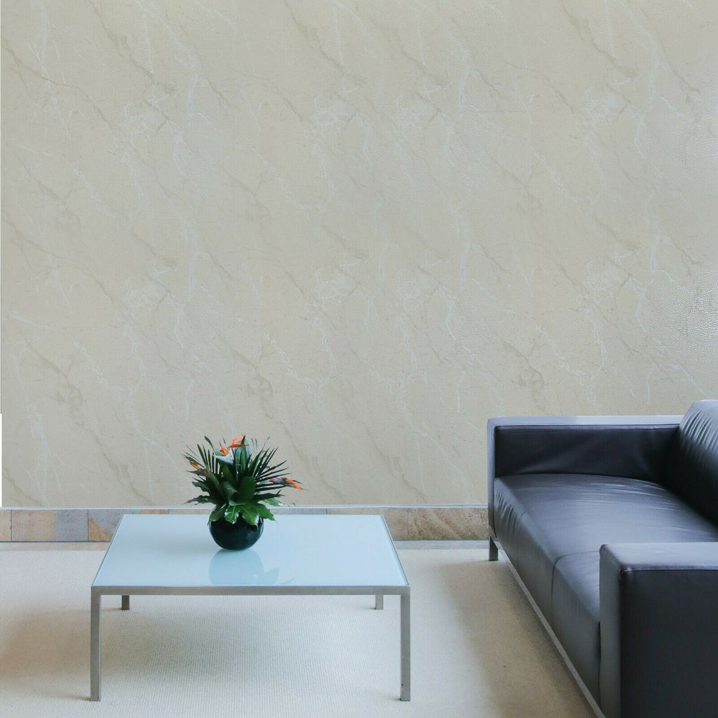 WMSR21050301 Faux marble stone effect beige tan off white  