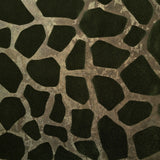 115004 Wallpaper brown bronze Metallic Textured Flocking animal velvet 3D