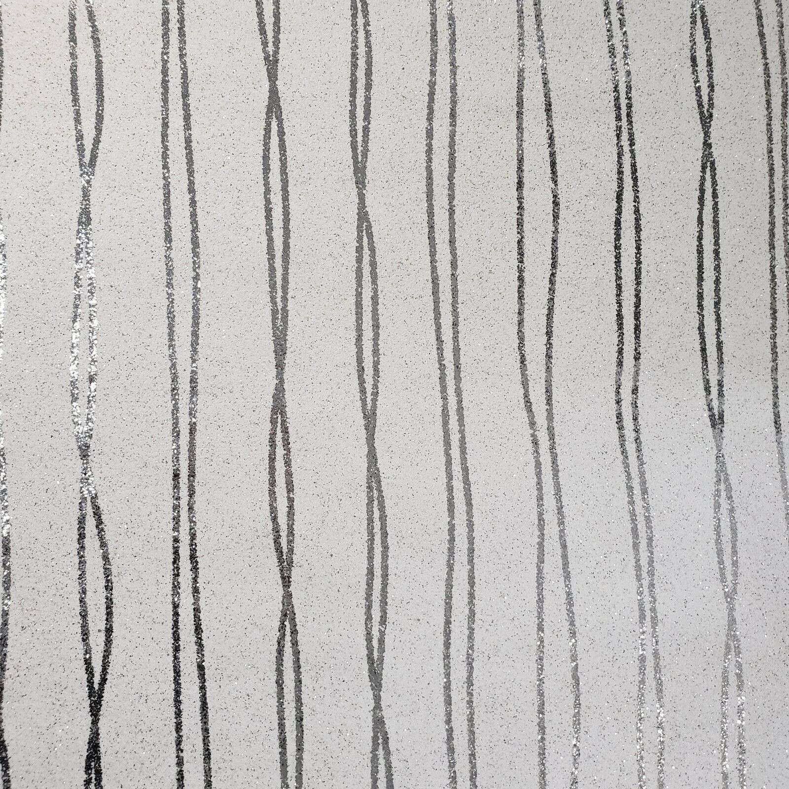 X3051 White Mica vermiculite stone ripple wave glitter silver