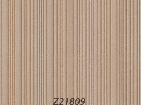 Z21809 Embossed vertical lines beige cream faux fabric heavy textured striped wallpaper
