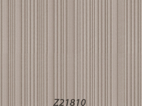 Z21810 Embossed vertical lines taupe faux fabric heavy textured striped wallpaper