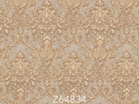 Z64834 Plain Beige Brown Metallic Gold wallpaper textured Luxury