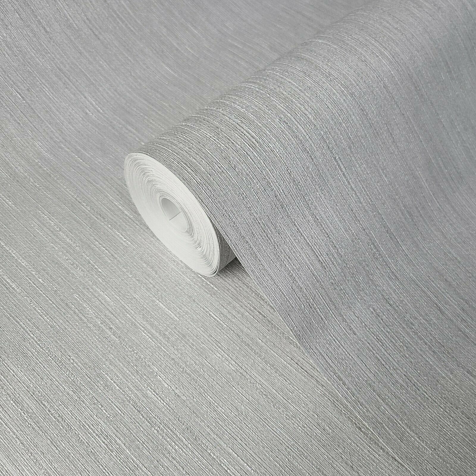 Z72012 Zambaiti Gray silver metallic faux fabric textured stria 
