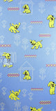 M327-03 Blue doggies Knit Dog Kids room Nursery Wallpaper