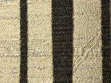 165022 Flock Gold Brown Stripes textured Wallpaper