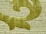 175027 Mustard Gold Flock Damask Velvet Wallpaper