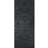 WM30545501 Black Victorian damask glass beads floral 3D Wallpaper