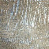 Z44862 Lamborghini Floral Tropical Palm bamboo gold Silver metallic textured Wallpaper - wallcoveringsmart